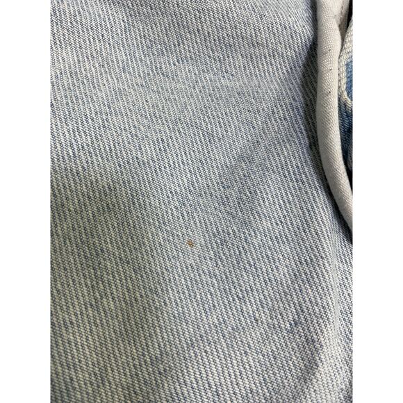 Helmut Lang Two Tone Blue Rev Mini Skirt Size 27 - Picture 5 of 5